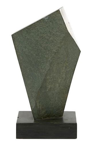 Denis Mitchell Modernist Slate Sculpture, "Trezza"