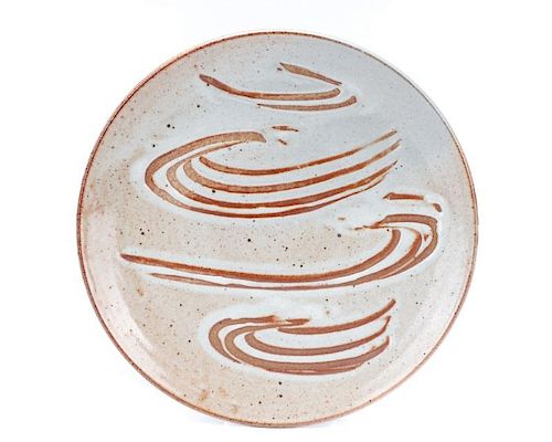 Warren Mackenzie Ceramic Stoneware Charger