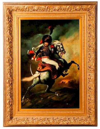 After Théodore Géricault, The Charging Chasseur
