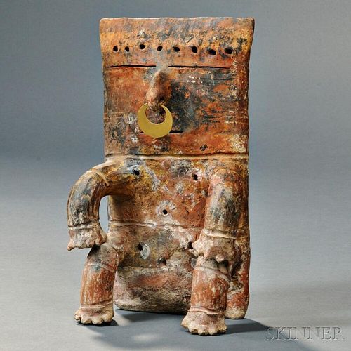 Quimbaya Seated Terra-cotta Figure