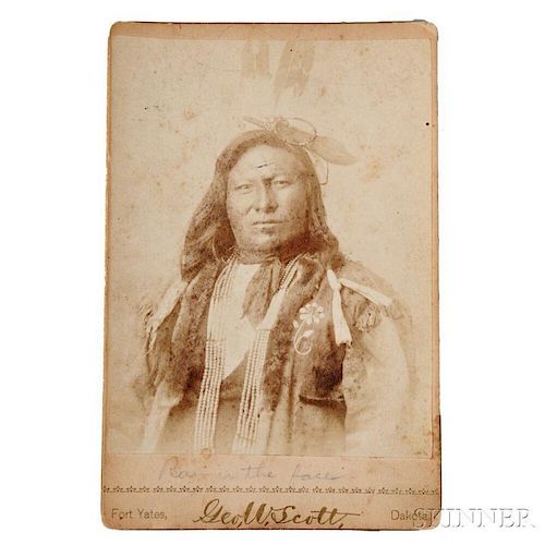 Photograph of Hunkpapa Chief "Rain in the Face" by George W. Scott (American, 1854-1910)