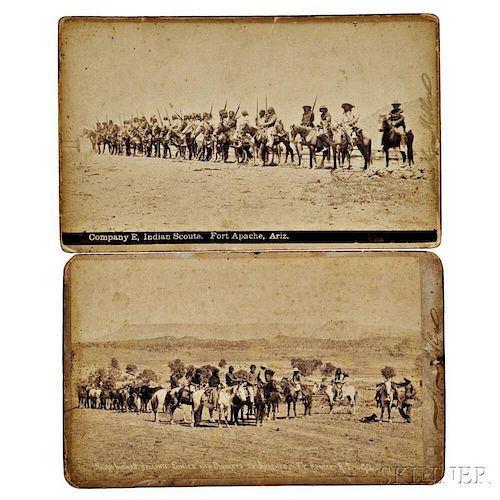 Two Photographs Taken at Fort Apache