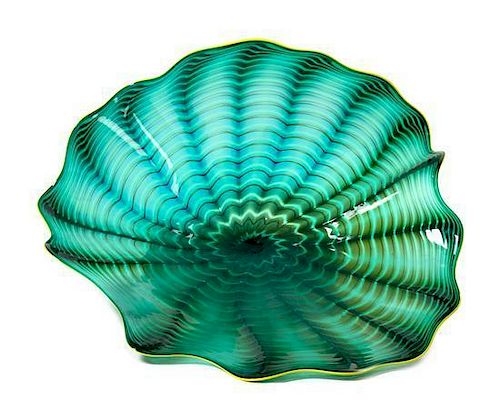 An American Studio Glass Sculpture, Dale Chihuly (b. 1941) Largest element 39 x 33 inches.