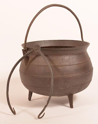Cast Iron Gypsy Kettle and Pot Lifter.
