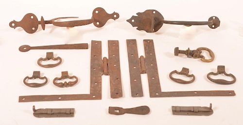 Lot of Door Thumb Latches and Hardware.