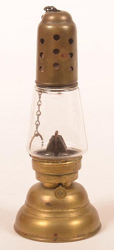 Brass Skater's Lantern Pat. Dec. 24, 1867.