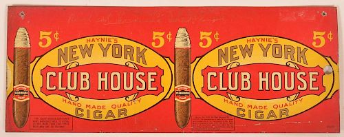 Rare Haynies New York Club House 5? Cigar Original "Body Blank"