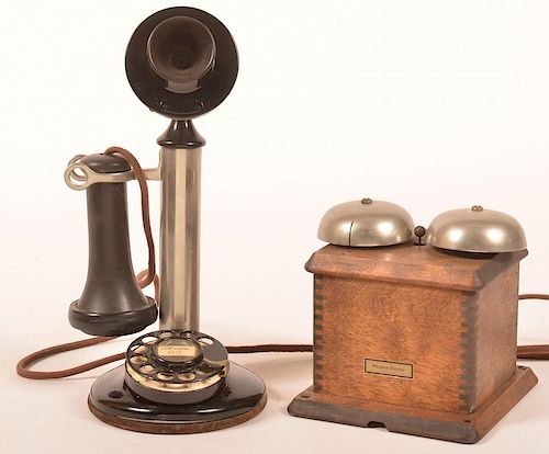 Vintage Western Electric Candlestick Telephone.