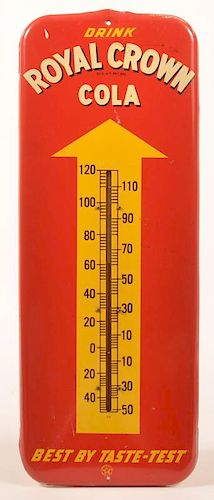 "Royal Crown Cola" Advertising Thermometer.