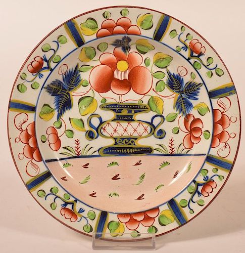 Gaudy Dutch Urn Pattern China 7-1/2" Plate.