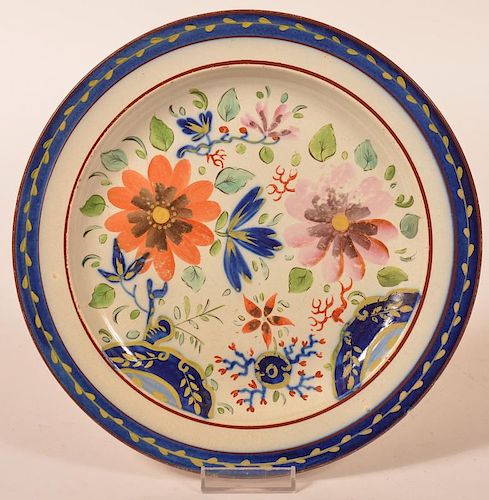 Gaudy Dutch Zinnia Pattern China 9-7/8" Plate.