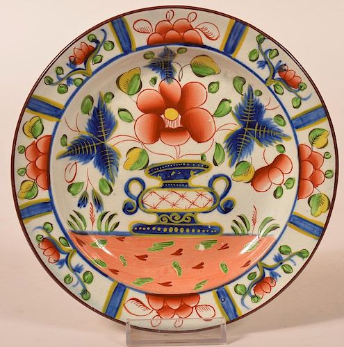 Gaudy Dutch Urn Pattern China 6-1/2" Plate.