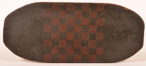 19th Century Softwood Painted Game Board.