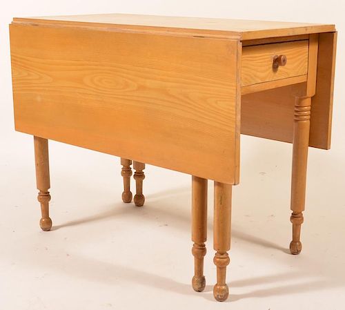 P Sheraton Softwood Drop-leaf Table.
