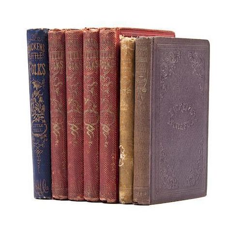 DICKENS, CHARLES. Seven books from the Little Folks series. New York, ca. 1860-1861.