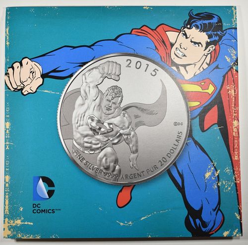 2015 CANADA $20 .9999 SILVER SUPERMAN  COIN