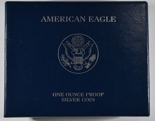 2010-W PROOF AMERICAN SILVER EAGLE IN OGP