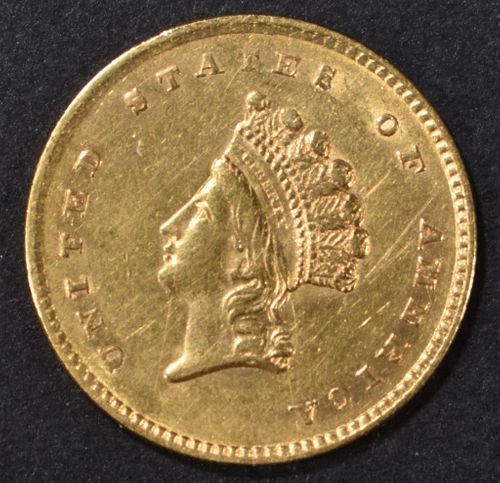 1854 TYPE 2 GOLD DOLLAR  CH BU