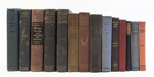 (LINCOLN, ABRAHAM) A group of 29 books pertaining to Lincoln and the Civil War.