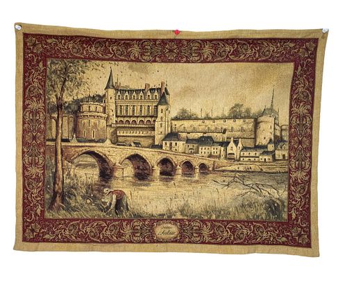 CHATEAU D' AMBOISE MACHINE WOVEN TAPESTRY