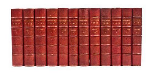 * TENNYSON, ALFRED LORD. The Works. Boston, 1895-1898. 12 vols. Connoisseur edition, number 60 of 250 copies.