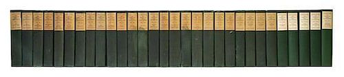 (COLLECTED WORKS) GALSWORTHY, JOHN. The Works. NY, 1922-1936. 30 vols. Signed. Limited.