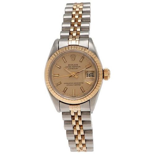 Rolex Oyster Perpetual Datejust in Stainless and Gold 
