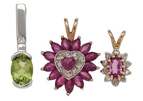 Gemstone and Diamond Jewelry in Yellow and White Gold 