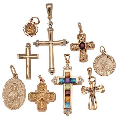 Religious Jewelry in 14 and 18 Karat Gold 