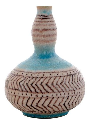 Gambone Pottery Double-Gourd Vase