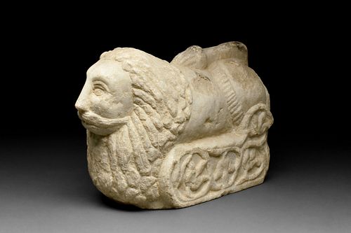 SELJUK STONE RELIEF OF MANTICORE - MYTHICAL PERSIAN CREATURE