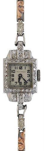 Ladies Diamond Dress Wrist Watch