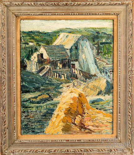 Charles Augustus Mager, impressionist landscape