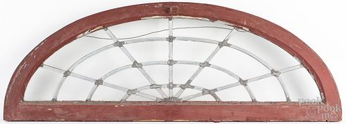 Architectural leaded window transom, 19th c.