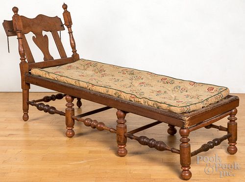 Pennsylvania William and Mary cherry daybed