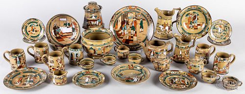 Thirty-six pieces of Buffalo Deldare china