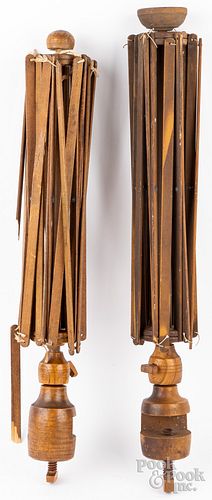 Two Shaker clamp-on sewing swifts, 19th c.