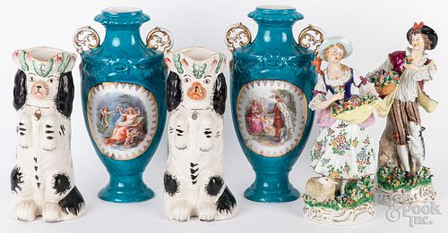 Miscellaneous porcelain, 19th and 20th c.