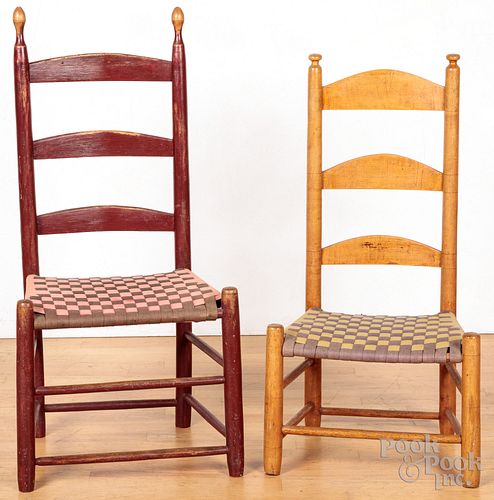 Two Shaker chairs, late 19th/early 20th c.