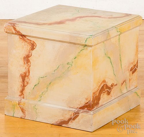 Contemporary marbleized stand