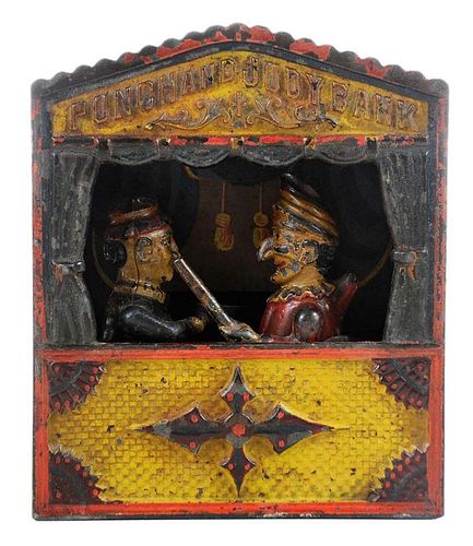 Punch and Judy Cast Iron Mechanical