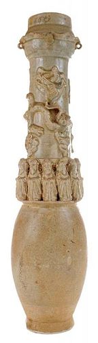 Chinese Ceramic Celadon Funerary Urn
