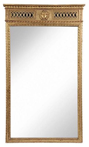 Italian Neoclassical Gilt Wood Mirror