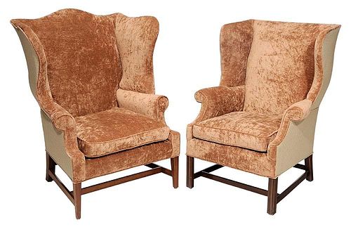 American Federal Upholstered Walnut