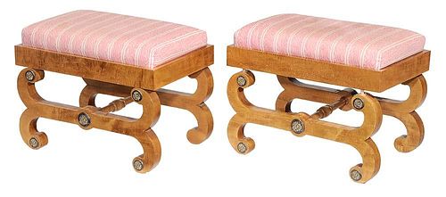 Pair Classical Style Figured Maple