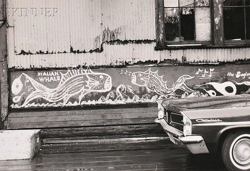 Walker Evans (American, 1903-1975)      Lower Manhattan, Painted Sign