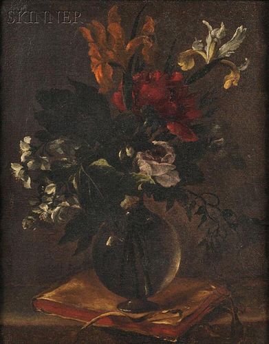 Attributed to Bartolomeo Perez (Spanish 1634-1693)      Floral Still Life