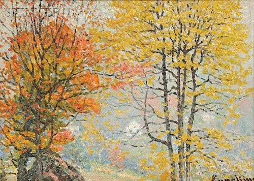 John Joseph Enneking (American, 1841-1916)      Autumn Glory