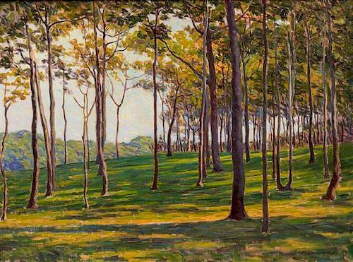 Edward Herbert Barnard, (American, 1855-1909), Chatham Locust Forest