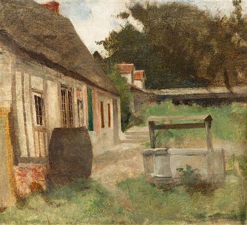 John Henry Twachtman, (American, 1853–1902), Normandy Inn, ca. 1884